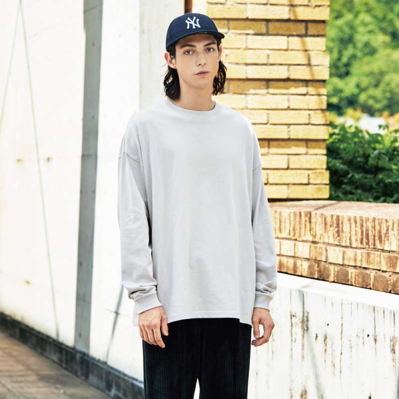 ビッグシルエットロングスリーブTシャツ (ヘビーウェイト - 5.6オンス - United Athle 5509-01)