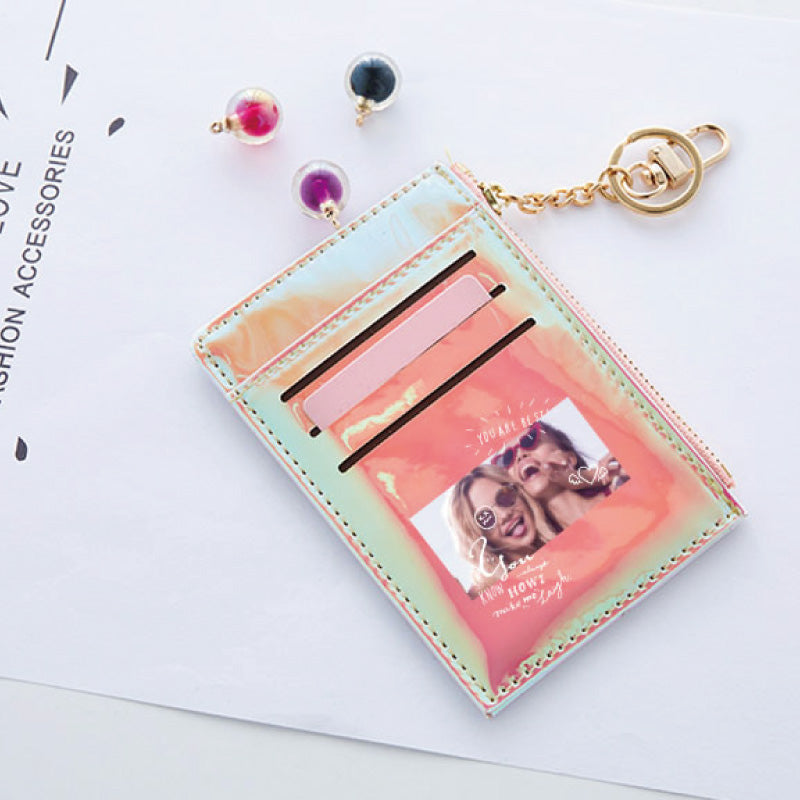 オーロラミニウォレット (2色 - 両面印刷可能)