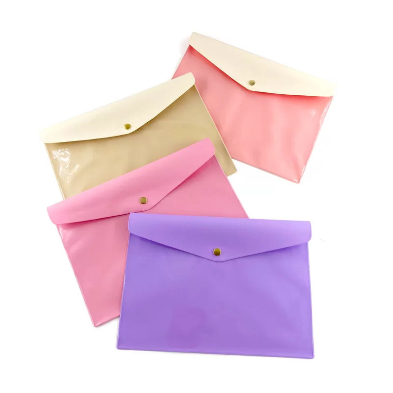 フラットポーチ (4色 - エンベロープケース)