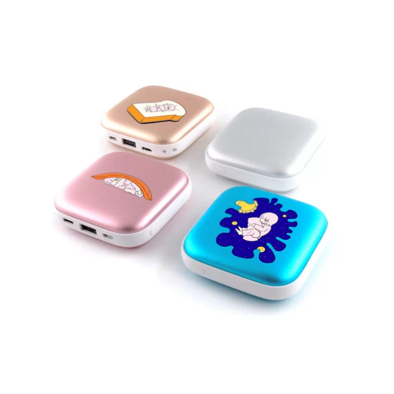 充電式 カイロ (5000mAh - モバイルバッテリー機能付き).