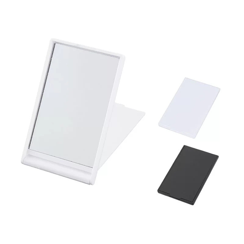 ポケットミラー (ホワイト - ブラック)