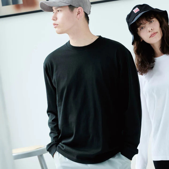 ロングスリーブ Tシャツ (ヘビーウェイト - 5.6オンス - Printstar 00110-CLL).