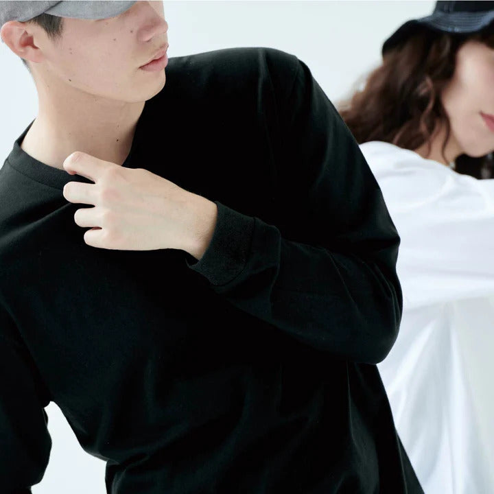 ロングスリーブ Tシャツ (ヘビーウェイト - 5.6オンス - Printstar 00110-CLL).
