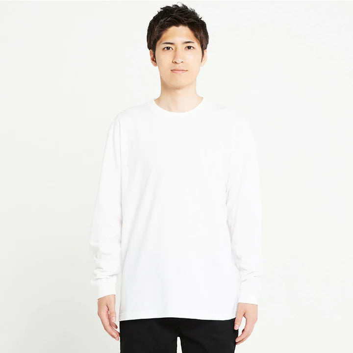 ロングスリーブ Tシャツ (ヘビーウェイト - 5.6オンス - Printstar 00110-CLL).