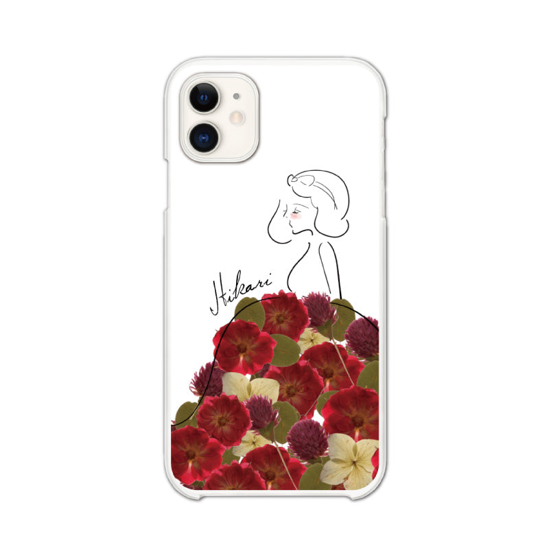 名入れ プリンセス スマホケース (ほぼ全機種対応 - 6デザイン)