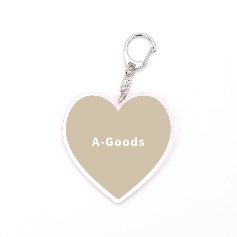 名入れ 推しカラー アクリルキーホルダー (全20色 - ストラップ3種)