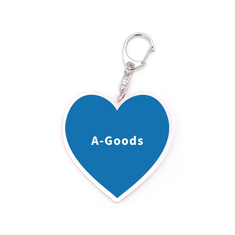 名入れ 推しカラー アクリルキーホルダー (全20色 - ストラップ3種)