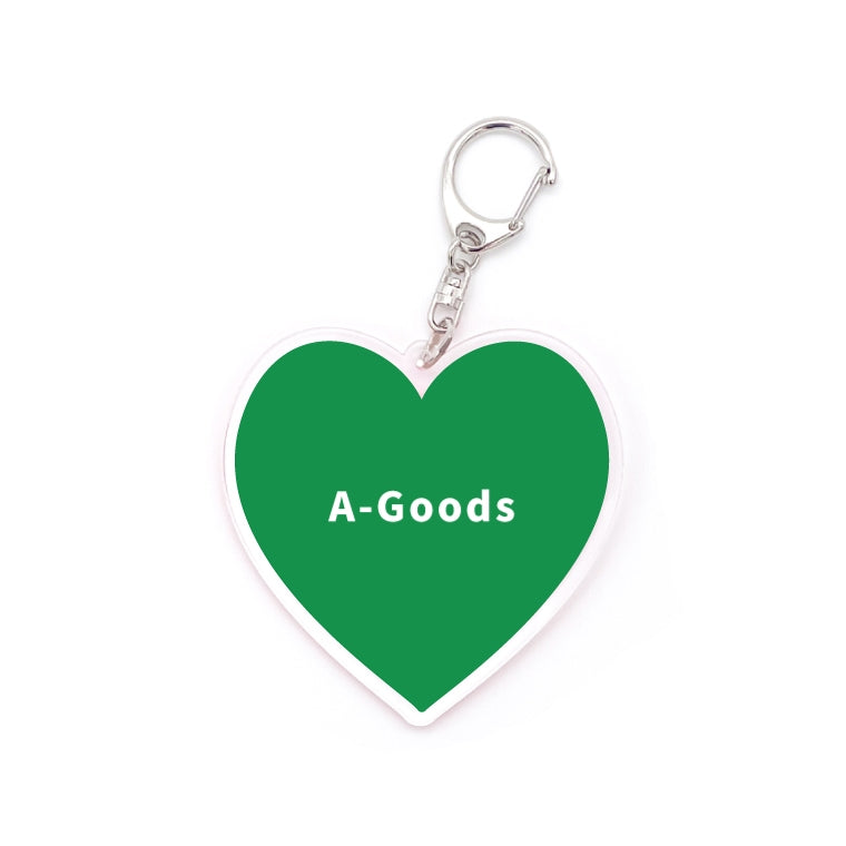 名入れ 推しカラー アクリルキーホルダー (全20色 - ストラップ3種)