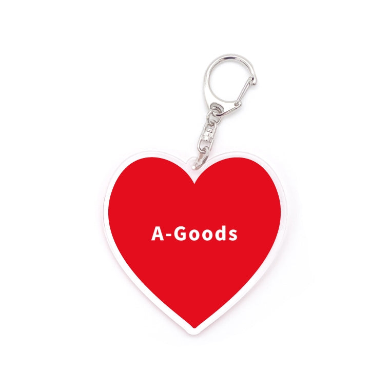 名入れ 推しカラー アクリルキーホルダー (全20色 - ストラップ3種)