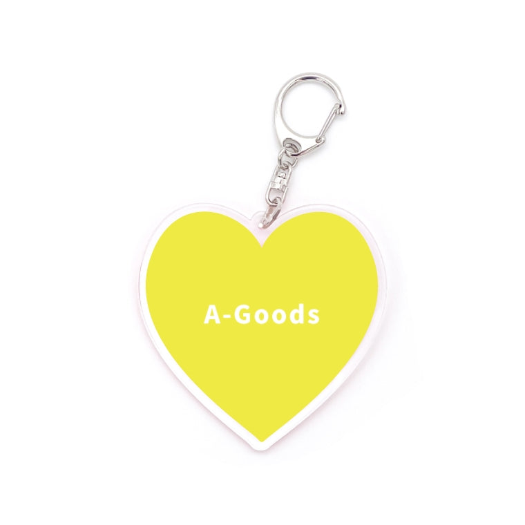 名入れ 推しカラー アクリルキーホルダー (全20色 - ストラップ3種)