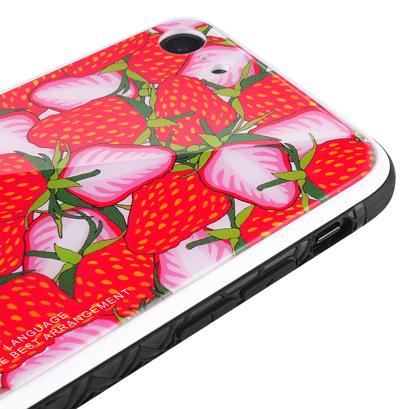 ガラス TPU iPhoneケース (9H 強化ガラス).