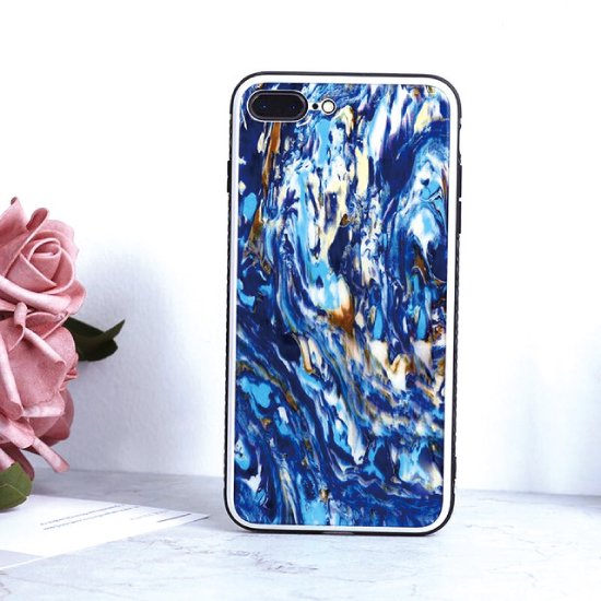 ガラス TPU iPhoneケース (9H 強化ガラス).