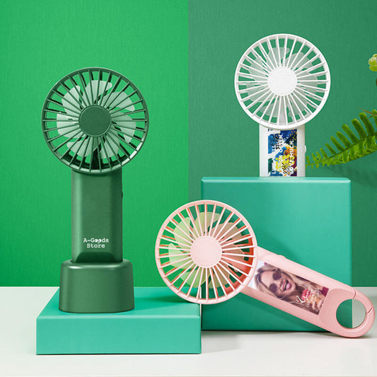 ハンディファン (カラビナ付き).