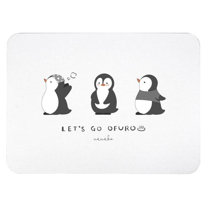 名入れできる アニマル イラスト 珪藻土 バスマット (8デザイン - 珪藻土マット)