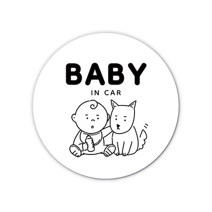 カーステッカー Child / Baby In Car (A-Goods+ オリジナルデザイン).